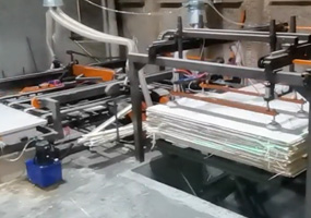 吸盤(pán)上板全自動(dòng)鋸邊機